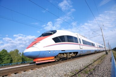 High-speed train.