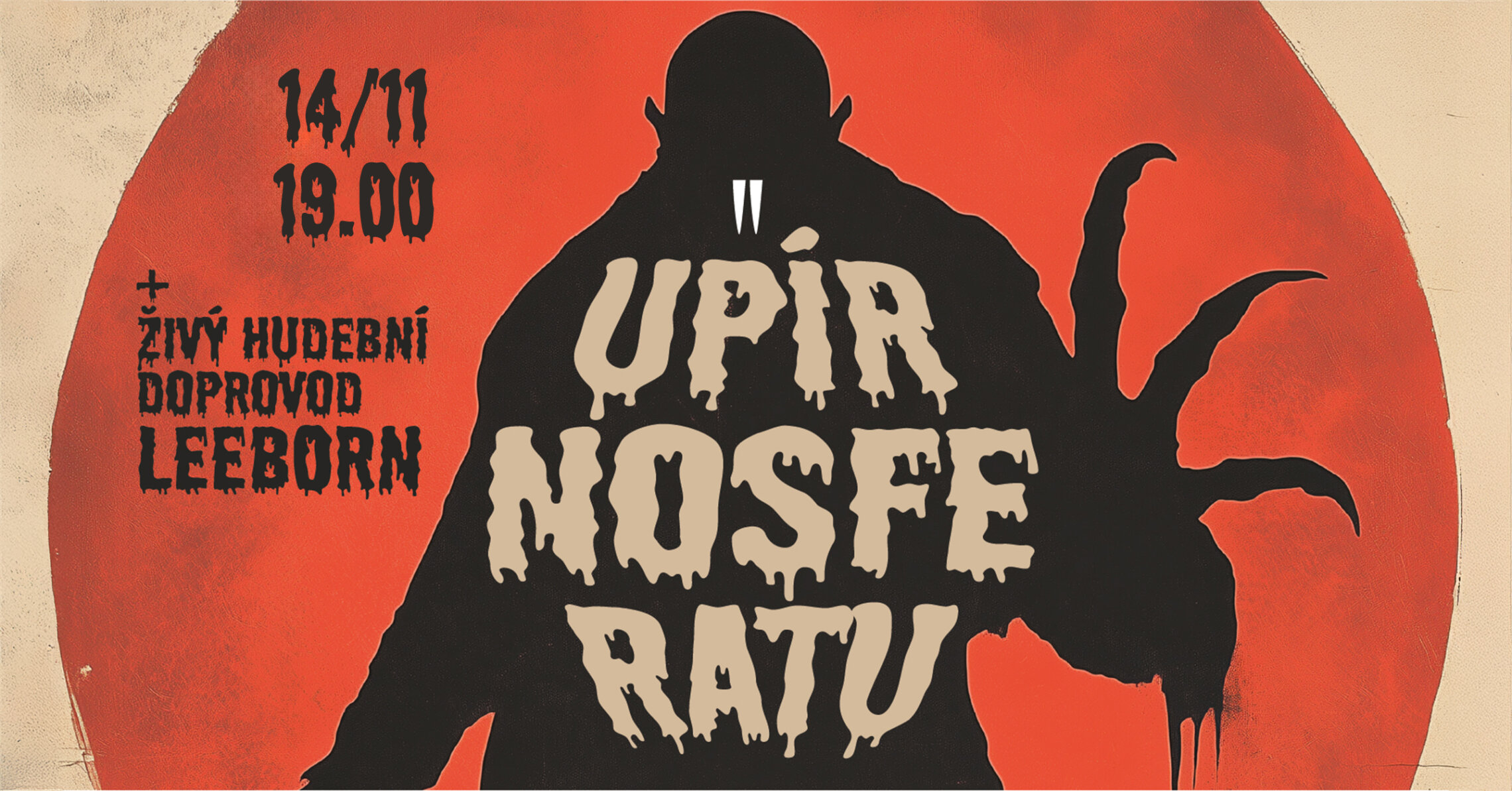 Upír Nosferatu v doprovodu kapely Leeb0rn