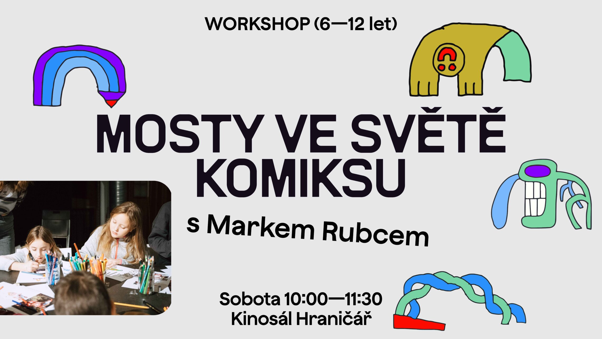 Mosty ve světě komiksu s Markem Rubcem | Workshop