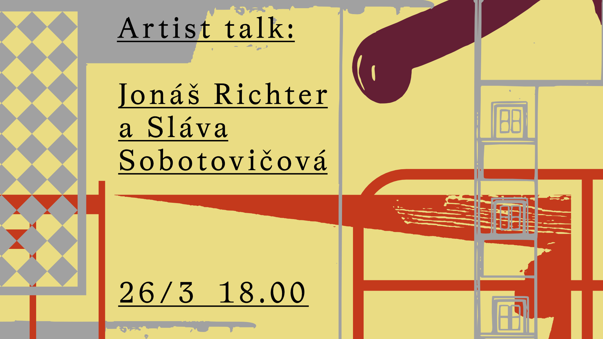 Artist talk: Jonáš Richter a&nbsp;Sláva Sobotovičová